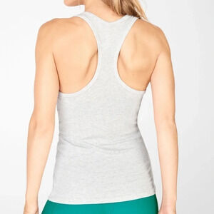 Fabletics Jess Racerback Tank Light Grey Heather